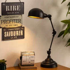 Lampka Basalt czarna