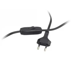 Lampka BERGEN abażur szary melanż stelaż biały