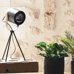 Lampka Bil stojąca na statywie czarna