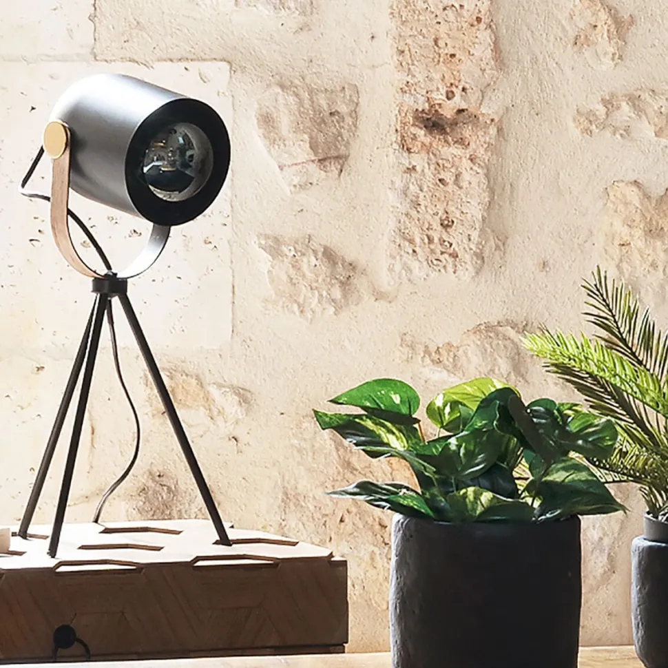 Lampka Bil stojąca na statywie czarna