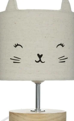 Lampka Cat kremowa