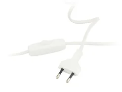 Lampka  CLIO abażur miętowy stelaż biały