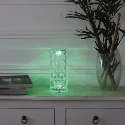 Lampka Crystal LED z pilotem 12 kolorów