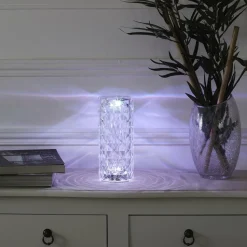 Lampka Crystal LED z pilotem 12 kolorów
