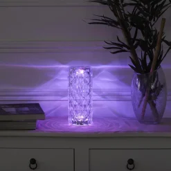 Lampka Crystal LED z pilotem 12 kolorów
