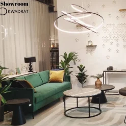 Lampka HONOLULU abażur czarny stelaż czarny