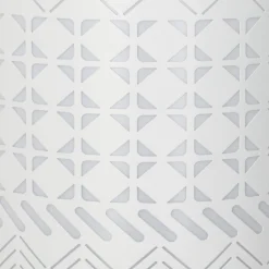 Lampka Lamby z geometrycznym motywem dotykowa biała