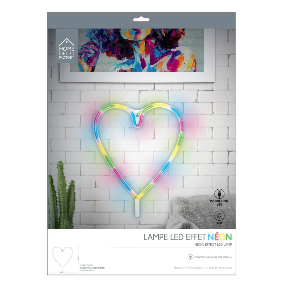 Lampka LED neon Serce