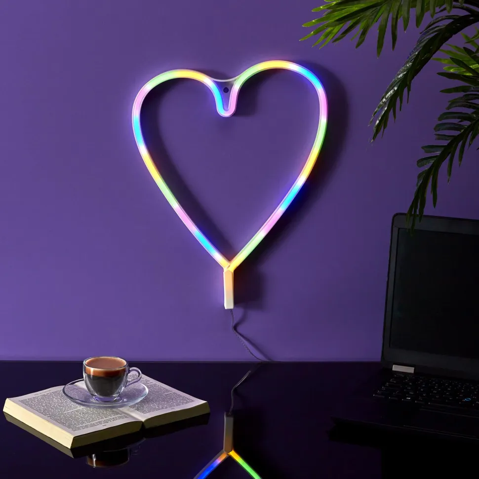 Lampka LED neon Serce