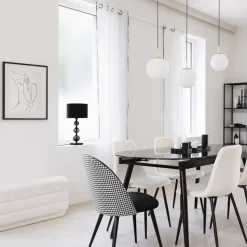 Lampka nocna Alma czarna