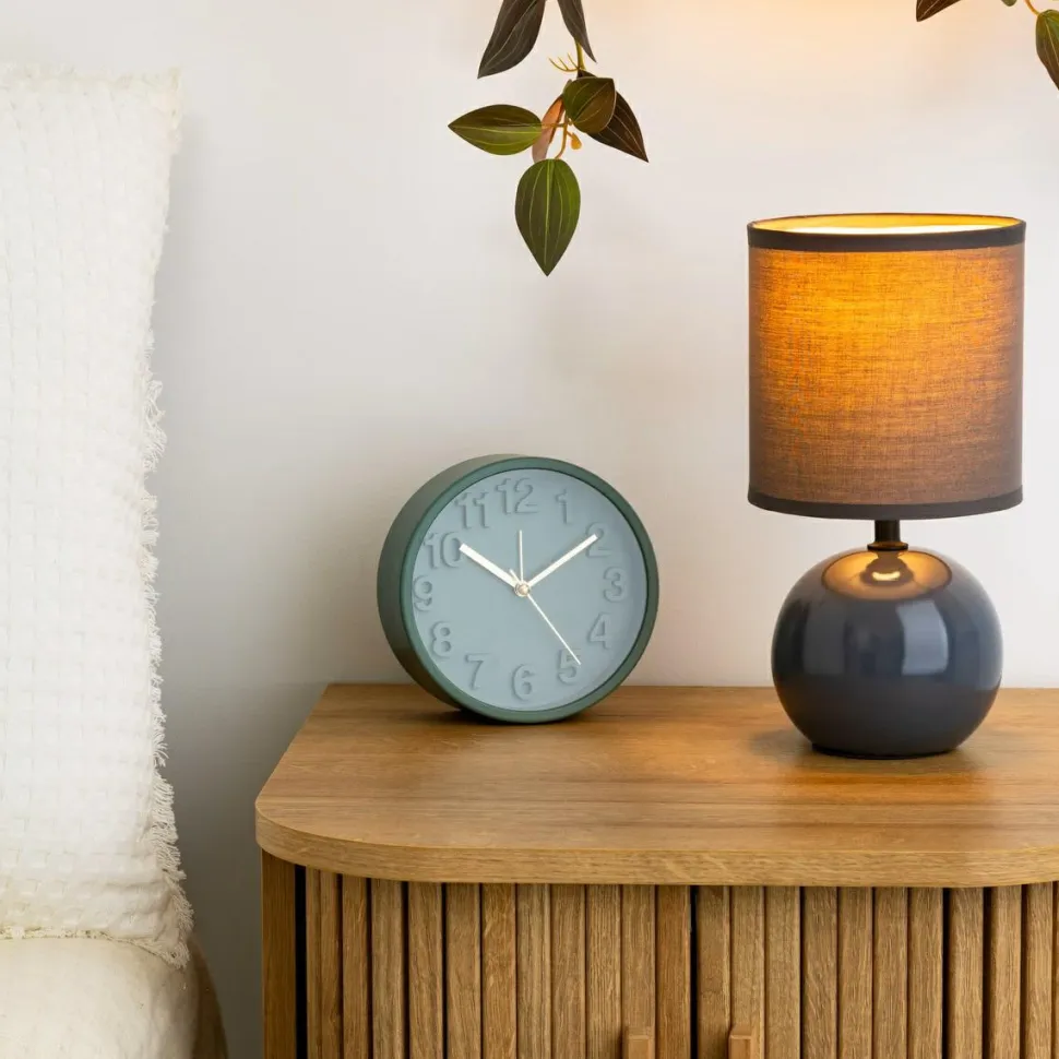 Lampka nocna Timeo szara połysk