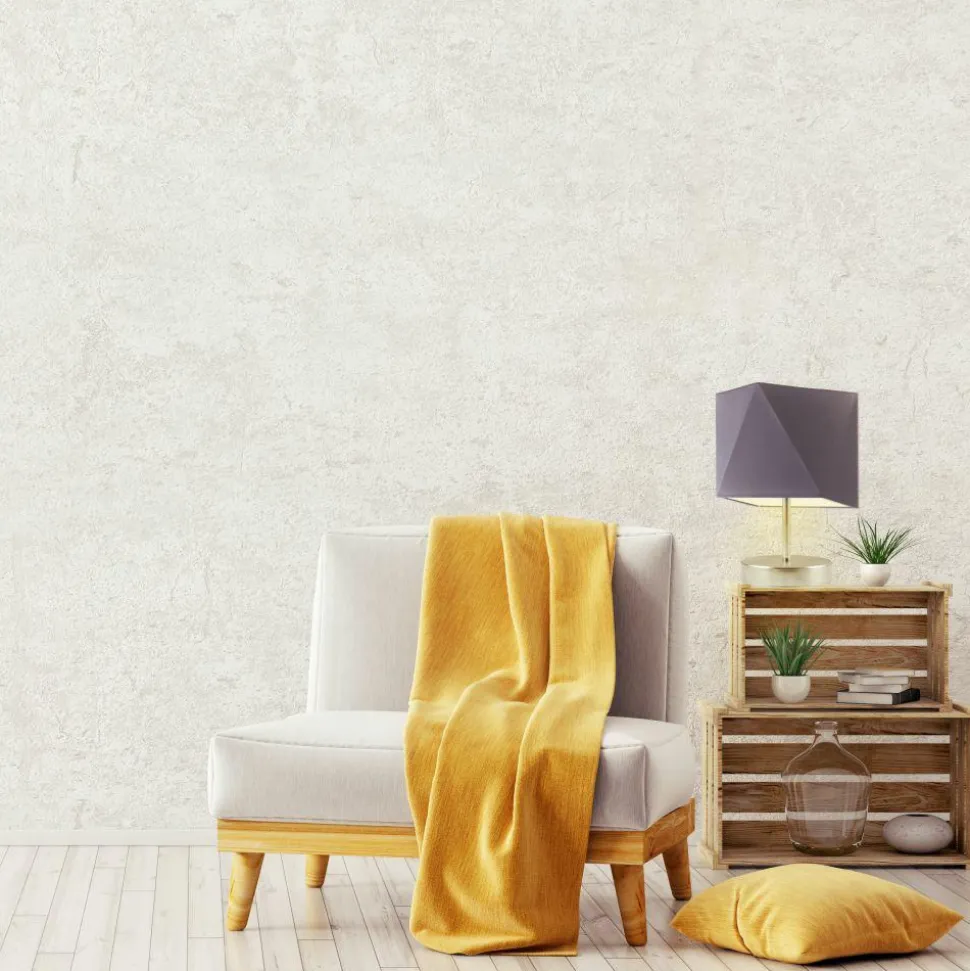 Lampka PASADENA abażur brązowy stelaż chrom