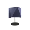 Lampka PASADENA abażur granatowy stelaż czarny