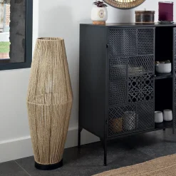 Lampka podłogowa Aissa naturalna