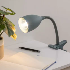 Lampka Sily z klipsem zielona