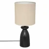 Lampka stołowa Margot czarna/biała