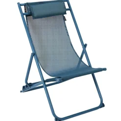 Leżak Canard składany niebieski
