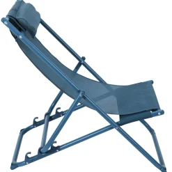 Leżak Canard składany niebieski