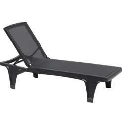 Leżak ogrodowy Tahiti czarny