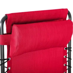 Leżak Relax czerwony