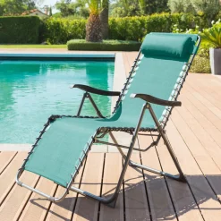 Leżak Relax turkusowy