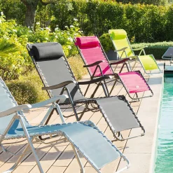 Leżak Relax turkusowy