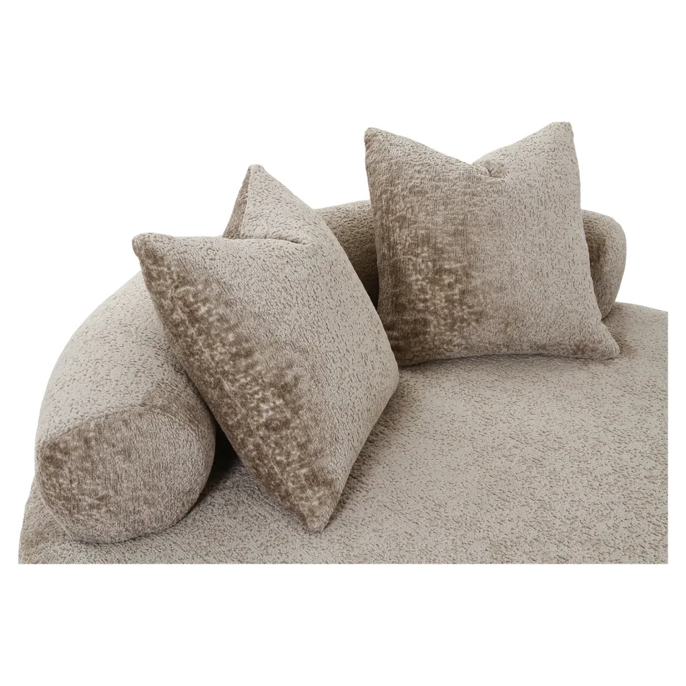 Leżanka Cairo beżowa ciemna