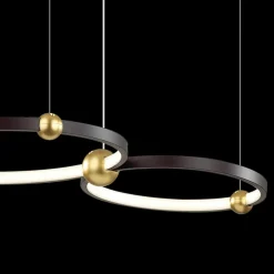 Ledowa lampa wisząca Aurora no.2 40cm