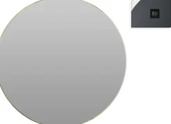 Lustro Afiya 50 cm złote okrągłe