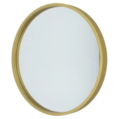 Lustro Afiya 30 cm złote okrągłe
