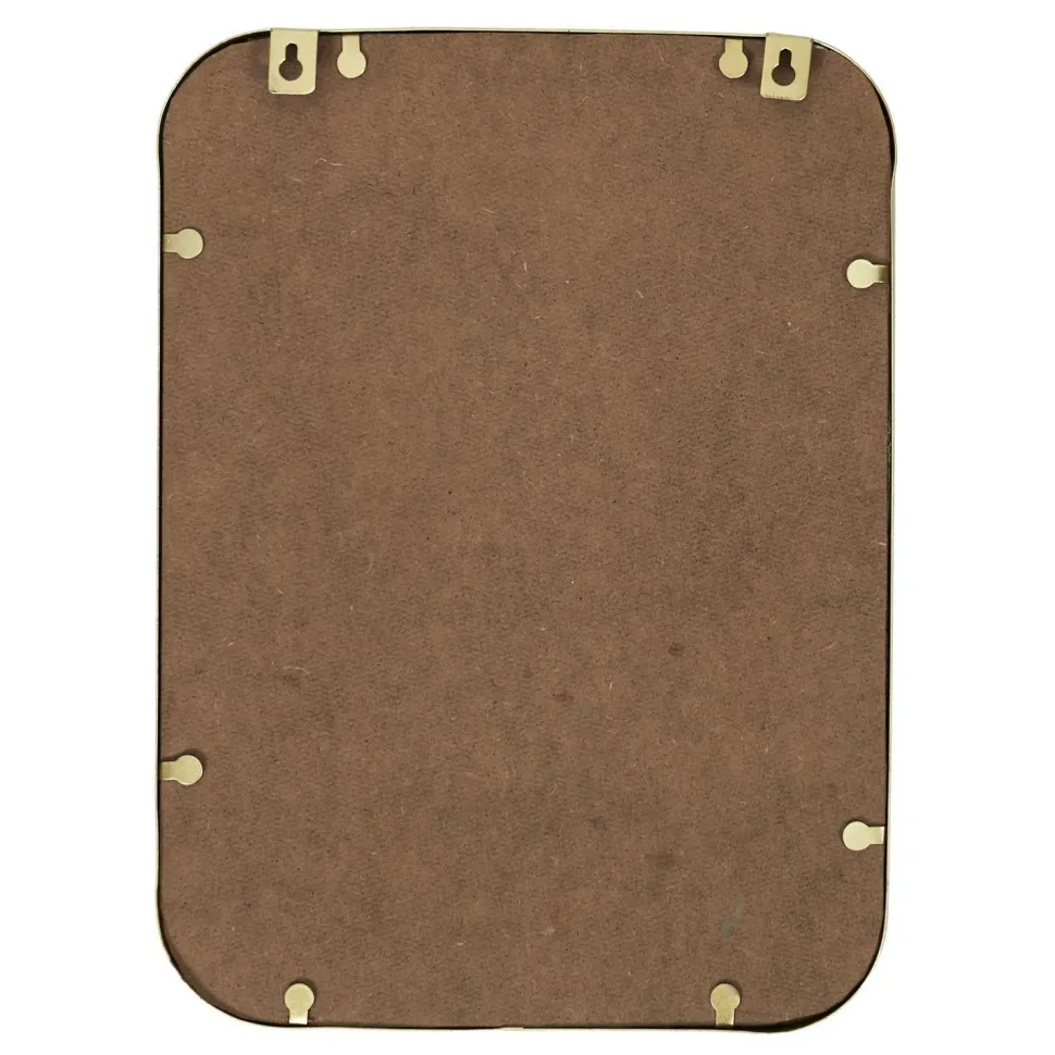 Lustro Arcilla złote prostokąt