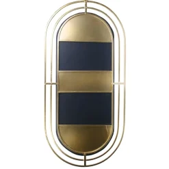 Lustro Avec złote owalne