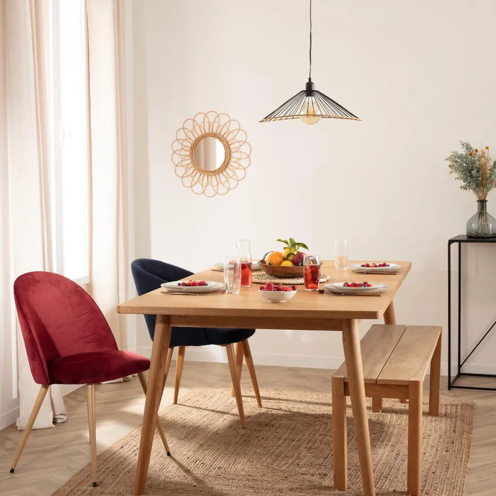 Lustro boho Flower cane 56cm