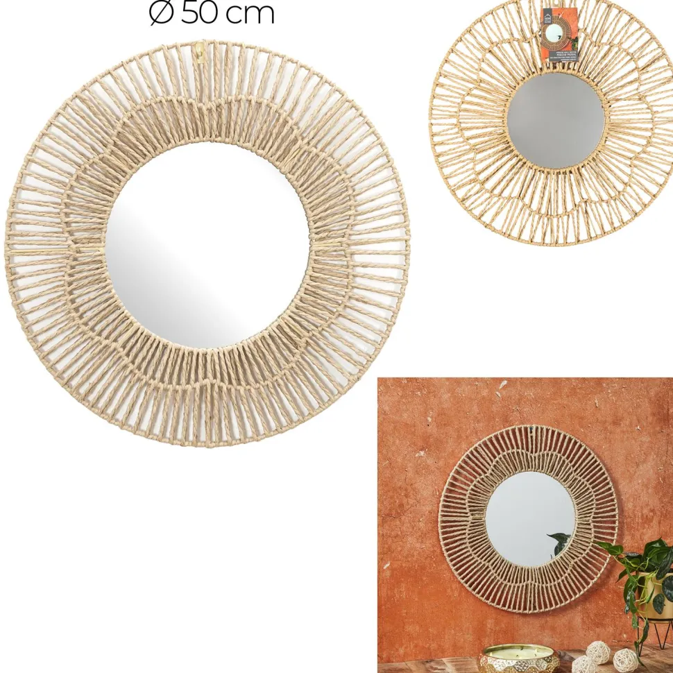 Lustro boho Nairobia 50cm