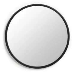 Lustro 61cm Hub czarne okrągłe