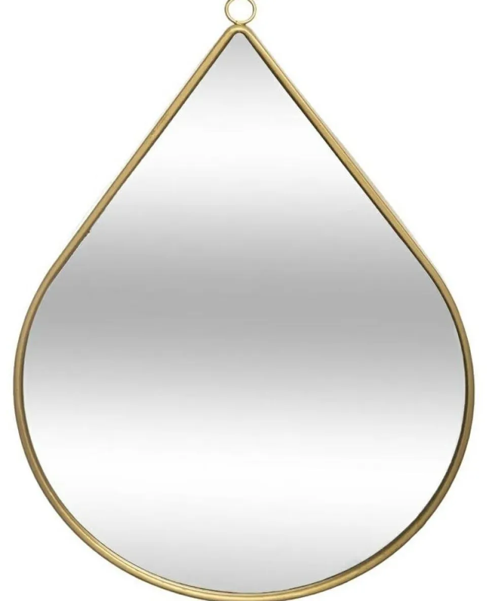 Lustro Goutte złote 28x39cm