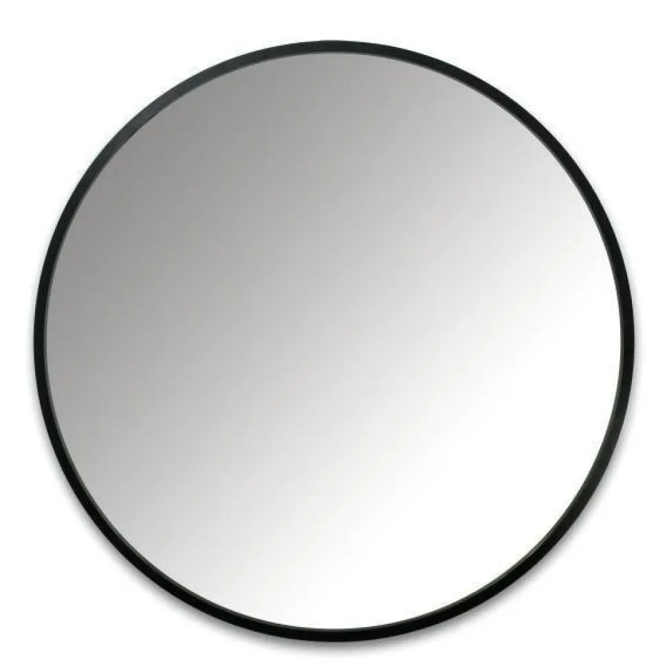 Lustro Hub 91cm czarne okrągłe