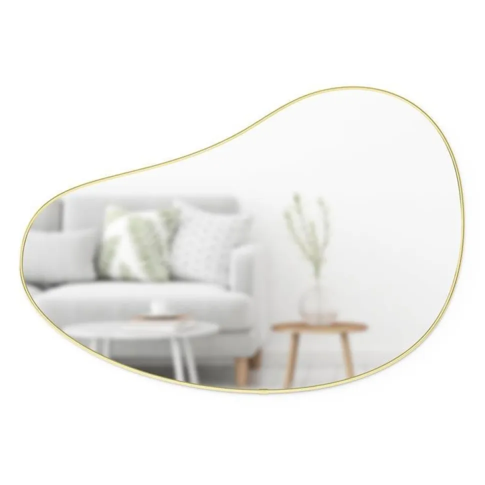 Lustro Hubba Pebble złote