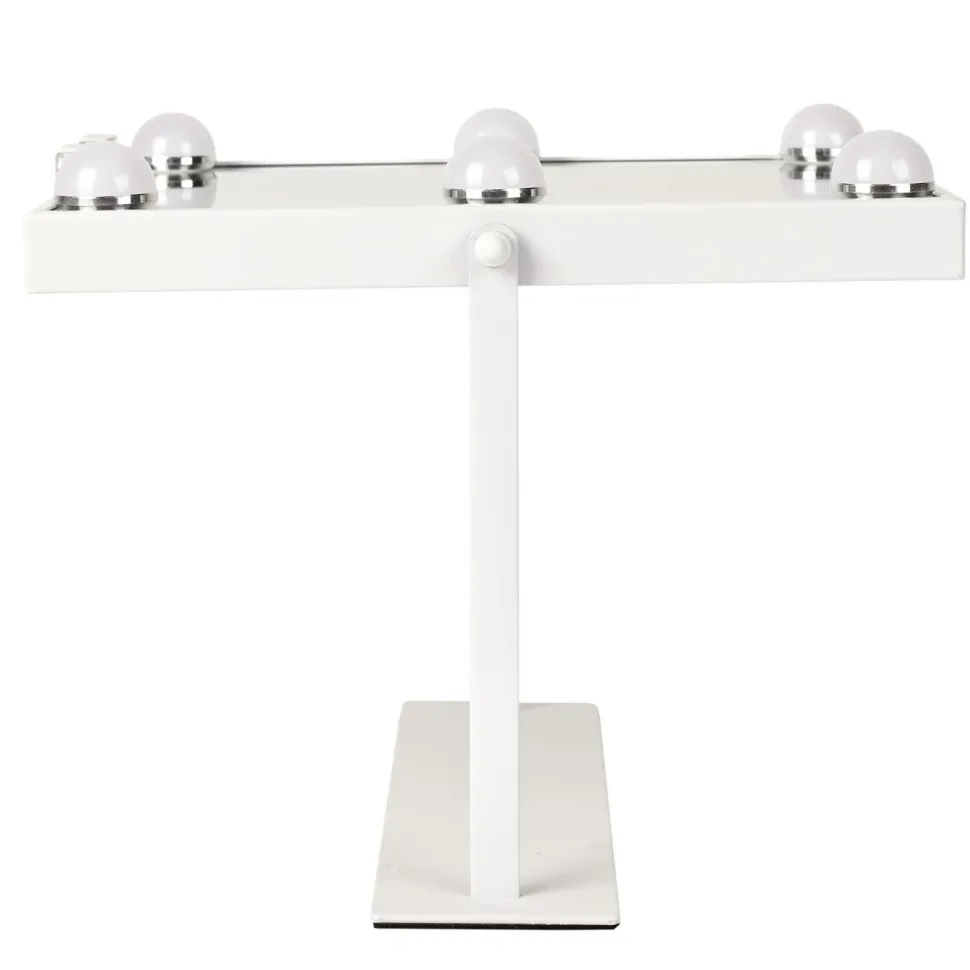 Lustro LED z głośnikiem i ładowarką