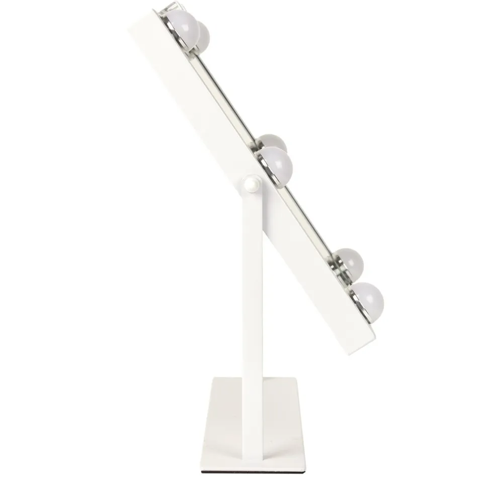 Lustro LED z głośnikiem i ładowarką