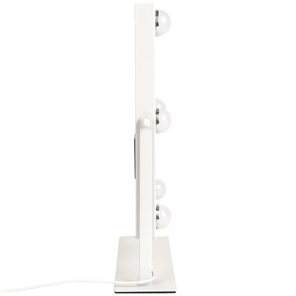 Lustro LED z głośnikiem i ładowarką