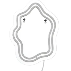 Lustro LED z neonowym oświetleniem