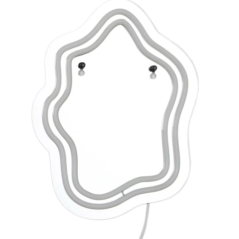 Lustro LED z neonowym oświetleniem