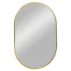 Lustro Madrid owal złote 50x80