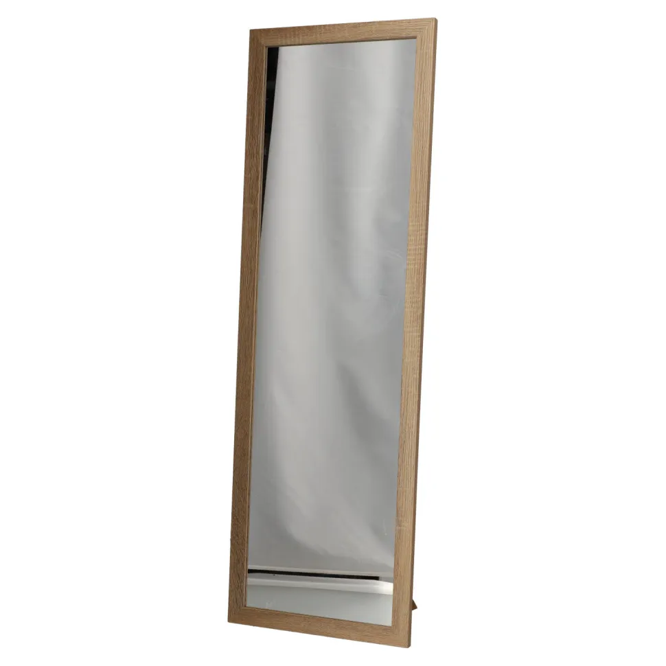 Lustro na drzwi 35x109cm efekt drewna