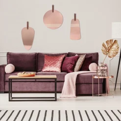 Lustro Pagaj Intesi trapez miedziane