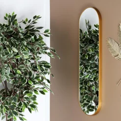 Lustro wiszące Camomille złote