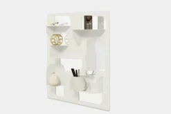 Lustro/półka Bend białe