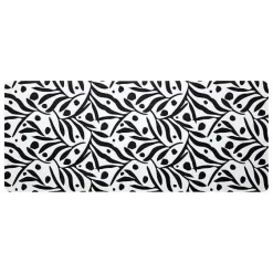 Mata diatomitowa 50x120 cm czarne wzory