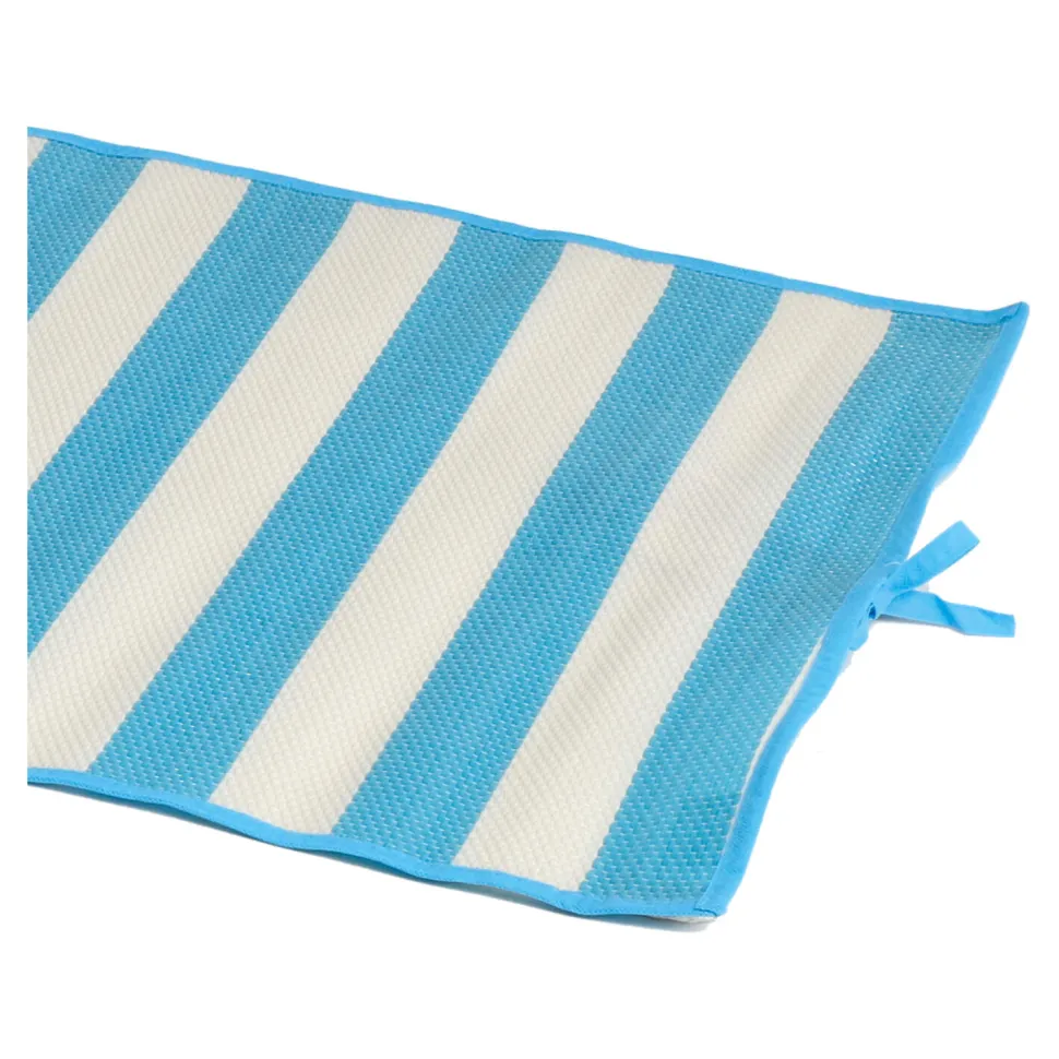 Mata plażowa 180x60cm niebieska